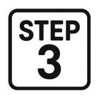 Icon of Text STEP 3
