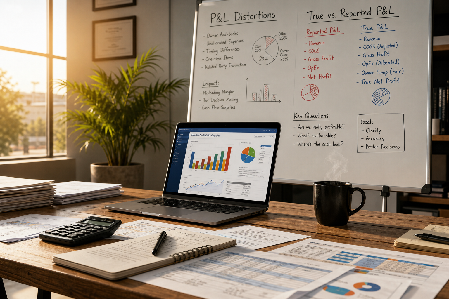 Why Your Home Service Contractor P&L Probably Isn't Telling You the Truth (and What's Hiding in the Gap)